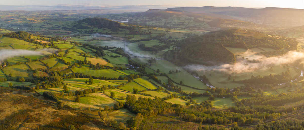 An image of the Brecon Beacons Landscape