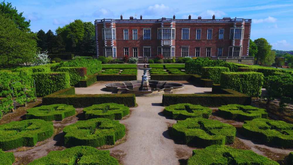 Temple Newsam in Leeds and gardens designed by Capability Brown